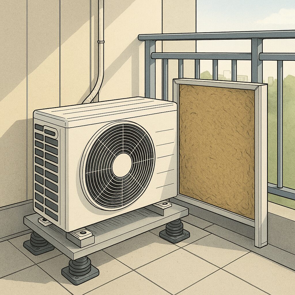 防音済の室外機