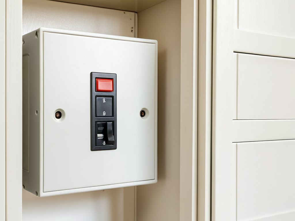 エアコンの漏電とブレーカーのイメージ