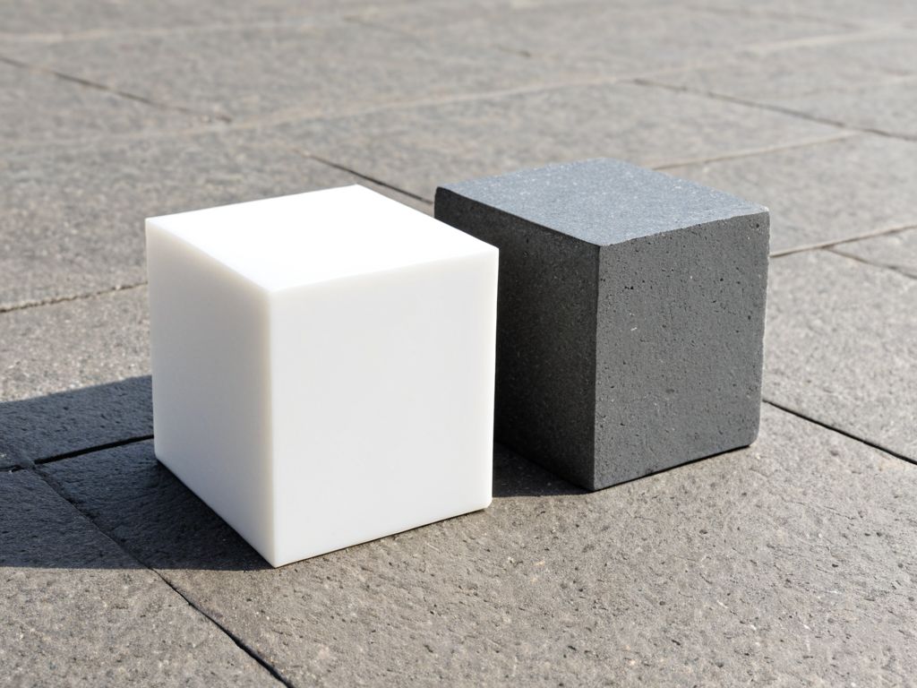 プラブロックとコンクリートブロックの見た目の違い
