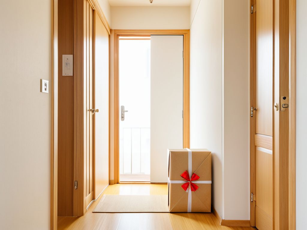 集合住宅の玄関まわり
